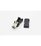 5 Pin Mini Usb Plastik Kapaklı Konnektör
