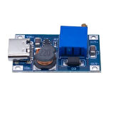 MT3608 Type C Usb 28V 2A DC Boost Modül Ayarlanabilir Voltaj Yükseltici Güç Kaynağı Step Up Dc