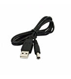 Usb Erkek to 5.5x2.1mm DC Çevirici Kablo Mini Hoparlör Notebook Soğutucu Harici Dvd Usb Hub