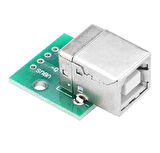 Usb Type B To Dip Çevirici Pcb Usb Haberleşme Deney Prototip 5V