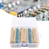 Direnç Seti 1/4W Metal Film %1 20'Şerli 2600 Adet 130 Çeşit Şeffaf Çantada