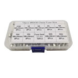 Cam Sigorta Seti 6x30 mm 72 Adet 9 Çeşit 250V Kutulu