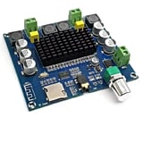 XH-A105 TDA7498 2x100W Bluetooth 5.0 Amfi Devresi | TF Kart ve AUX Girişli Ses Amplifikatörü