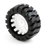 N20 Tekerlek 43X18 mm Kauçuk – 3 mm D Şaftlı Motor Uyumlu