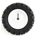 N20 Tekerlek 43X18 mm Kauçuk – 3 mm D Şaftlı Motor Uyumlu