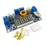 XL4015 75W 5A DC-DC Voltmetre Ekranlı (4Digits) Voltaj Düşürücü Modül(Usb Çıkışlı)