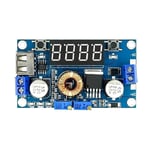 XL4015 75W 5A DC-DC Voltmetre Ekranlı (4Digits) Voltaj Düşürücü Modül(Usb Çıkışlı)