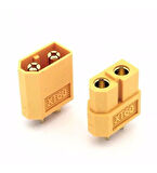 XT-60 Batarya Konnektör Dişi-Erkek Çift Plug 60A Li-Po