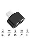 Mikro Usb Host Otg Dönüştürücü Çevirici Adaptör Siyah