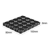 3x5 15 Hücre 18650 Lityum Pil Spacer Abs Plastik Tutucu