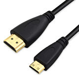 Projeksiyon, Foto Makinesi,SLR Kamera,Tablet Uyumlu Mini Hdmi to Hdmi Kablo