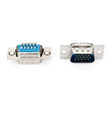 15 Pin Erkek D-Sub VGA Konnektör Fiş Lehimli