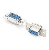 15 Pin Dişi D-Sub VGA Konnektör Fiş Lehimli