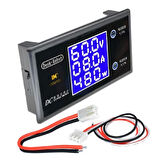 Dc 0-100V 10A Digital Voltmetre Ampermetre ve Wattmetre Deekrobot 0-1000W Mavi LCD