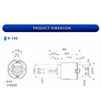 DC Motor 1.5 - 6 Volt Arduino R140 Mikro Motor