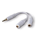 Stereo Kulaklık Çoklayıcı 3.5mm Sterio Çevirici Dönüştürücü Splitter Y Kablo Müziğini Paylaş