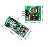 433Mhz RF Alıcı Verici Modül Çifti Kablosuz Haberleşme Kumanda