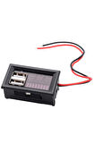 Dijital Akü Ölçer- Çift USB 12V-5V Dönüştürücü