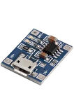 Tp4056 Micro Usb Lityum Lipo Batarya Şarj Modülü Devresi