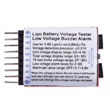 1-8s Lipo Li-ion Battery Voltaj Test ve Alarm Modülü