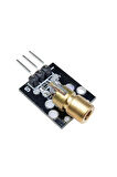 Lazer Sensör Modülü KY-008 Arduino - 650nm 5V 5mW