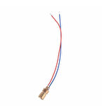 Kablolu Nokta Lazer Modül Metal Kafa 3V 5V 650nm Kırmızı