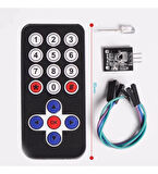 Arduino Kızılötesi IR Alıcı Verici Kumanda Seti Kumanda Kiti