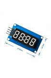 Tm1637 4 Hane 4 Digit Dijital Seri 7 Segment Ekran Saat Iıc
