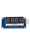 Tm1637 4 Hane 4 Digit Dijital Seri 7 Segment Ekran Saat Iıc