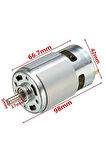 RS775 DC Motor 24V 6000Rpm Yüksek Hız Tork Matkap Torna CNC Router Motor Dairesel Testere Düşük Ses