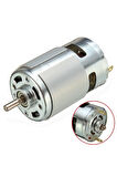 RS775 DC Motor 24V 6000Rpm Yüksek Hız Tork Matkap Torna CNC Router Motor Dairesel Testere Düşük Ses