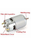 RS775 DC Motor 24V 6000Rpm Yüksek Hız Tork Matkap Torna CNC Router Motor Dairesel Testere Düşük Ses