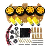 4WD Çok Amaçlı Mobil Robot Platformu - Şeffaf