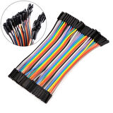 10cm 40 Pin Dişi Dişi Dupont Kablo Breadboard Jumper