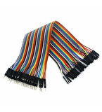20cm 40 Pin Dişi Erkek Dupont Kablo Breadboard Jumper