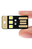 Usb Led Lamba Modülü Mini Çok İnce Led Işık Kamp Gece Lambası