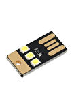 Usb Led Lamba Modülü Mini Çok İnce Led Işık Kamp Gece Lambası