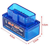 Elm 327 Obd2 Mini Bluetoothlu V2.1 Arıza Tespit Cihazı