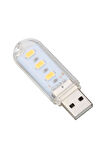 Taşınabilir Mini USB 3 LED Gün Işığı Lamba 5730 SMD Stick Led