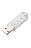 Taşınabilir Mini USB 3 LED Gün Işığı Lamba 5730 SMD Stick Led