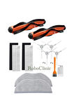 Xiaomi Vacuum Mop 2in1 Essential (MJSTG1) Robot Süpürge Uyumlu 12'li Yedek Parça Seti