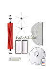 Roborock Q7 Max / Q7 Max Plus Robot Süpürge Uyumlu Ana Fırça.Yan Fırça.Hepa Filtre.Mop Yenileme Seti