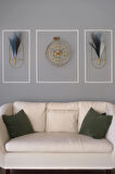 Romera Classic Exclusive (GOLD) , Modern Dekoratif Metal Duvar Saati