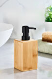 Bambu Uzun Kare Sıvı Sabunluk