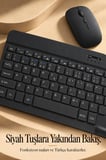 Beyaz Klavye Mouse Seti USB Alıcılı Kablosuz Bağlantı