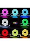 Neon Rgb Led - Mobil Kontrol - Full Renk - 5 Metre - Tak Çalıştır Set