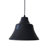 Retro Metal Sarkıt Avize Rustik Tekli Sarkıt Siyah İçi Sarı 