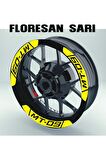  MOTOSİKLET Ön/Arka Takım Jant Şeridi YAMAHA Mt09 Uyumlu
