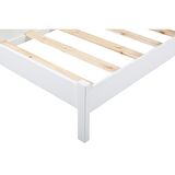 Rüzgar Modern İnci Beyaz Tek Kişilik Karyola 90x200