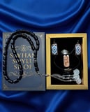 Seyhan Soylu Shop - Special Seri Kitap Kutulu Takı Seti Ve Tesbih Kombini - Kolye Küpe Special Tasarım Bileklik Yüzük 5 Parça Otantik Hediyelik - Doğum Günü Yıl Dönümü Şık Hediye